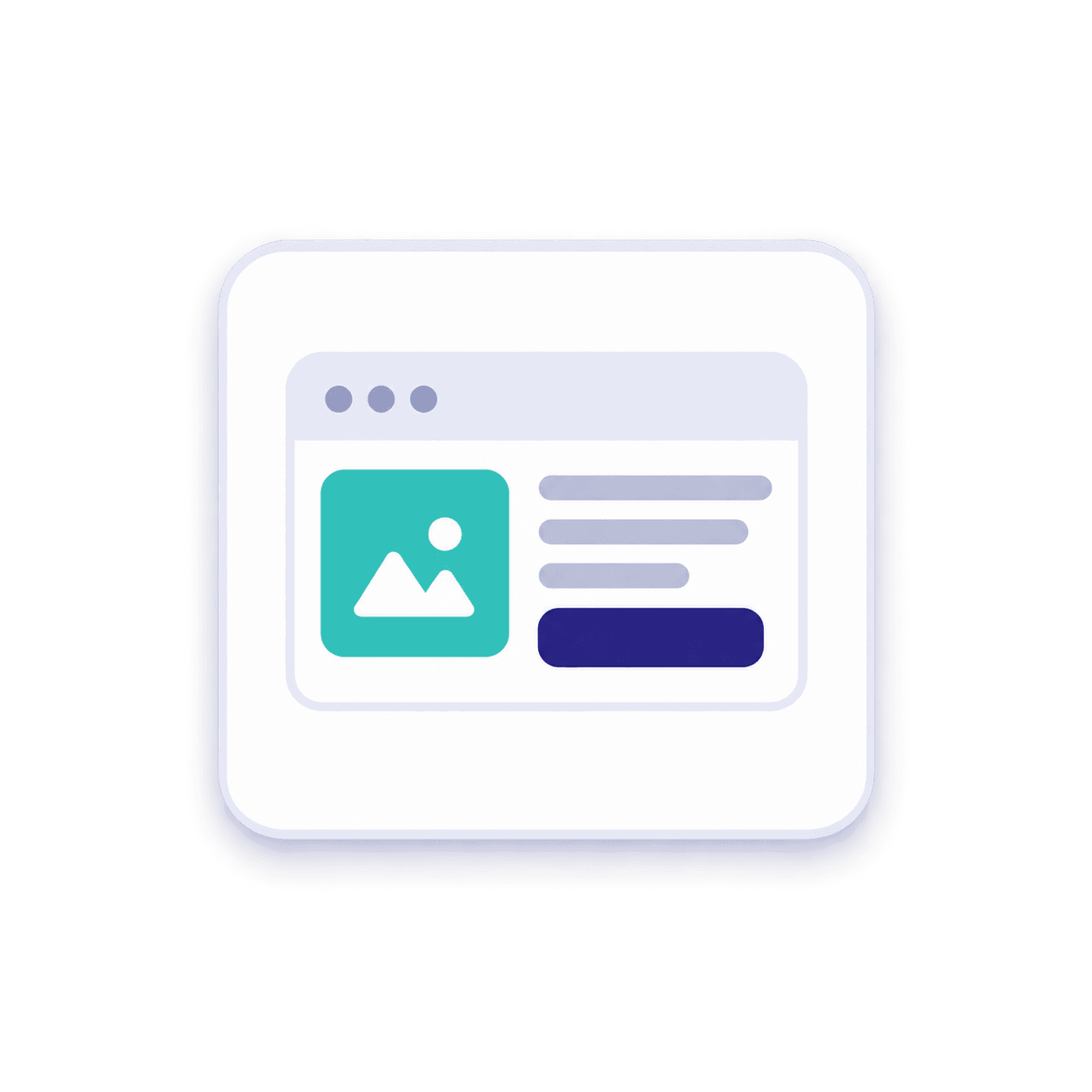 A finished interface component