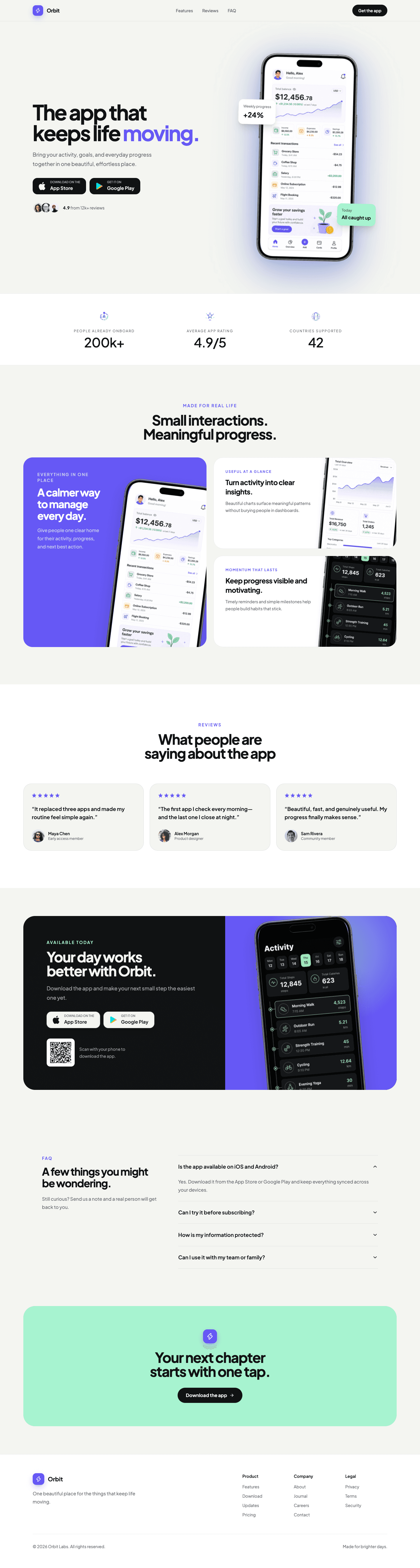 Mobile App Launch full page preview