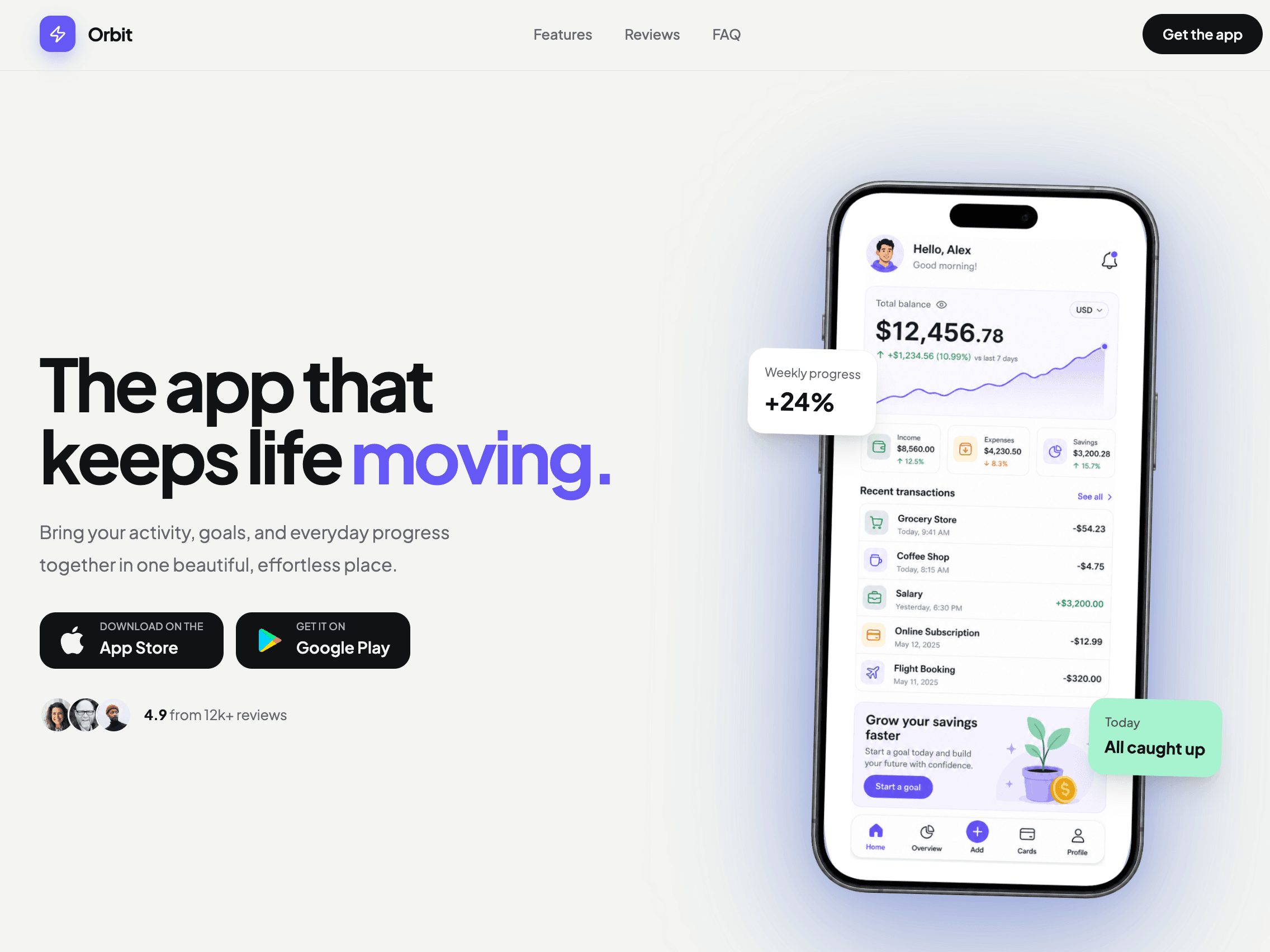 Mobile App Launch template preview