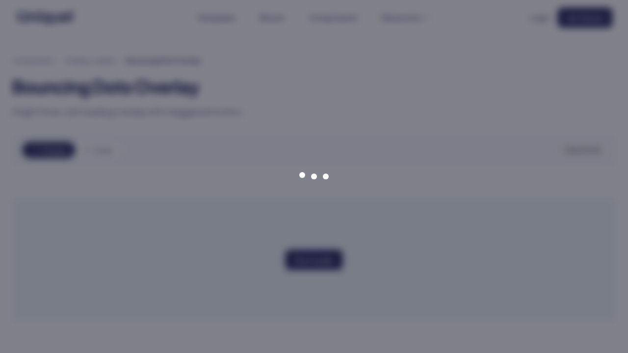Bouncing Dots Overlay preview
