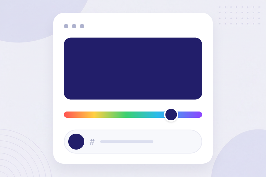Picking a brand color in the generator